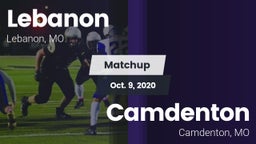 Matchup: Lebanon  vs. Camdenton  2020