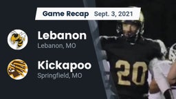 Recap: Lebanon  vs. Kickapoo  2021