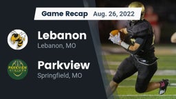 Recap: Lebanon  vs. Parkview  2022