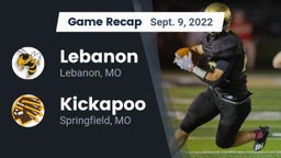 Recap: Lebanon  vs. Kickapoo  2022
