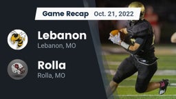 Recap: Lebanon  vs. Rolla  2022