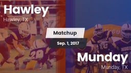 Matchup: Hawley vs. Munday  2017