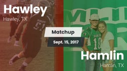 Matchup: Hawley vs. Hamlin  2017