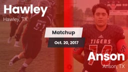 Matchup: Hawley vs. Anson  2017