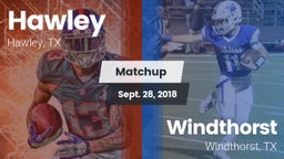 Matchup: Hawley vs. Windthorst  2018