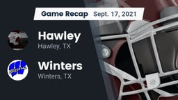 Recap: Hawley  vs. Winters  2021