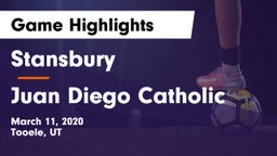 Stansbury  vs Juan Diego Catholic  Game Highlights - March 11, 2020