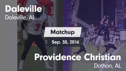Matchup: Daleville vs. Providence Christian  2016