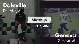 Matchup: Daleville vs. Geneva  2016