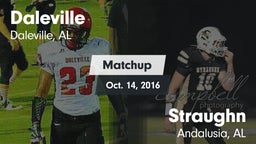 Matchup: Daleville vs. Straughn  2016