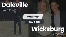Matchup: Daleville vs. Wicksburg  2017
