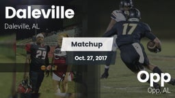 Matchup: Daleville vs. Opp  2017