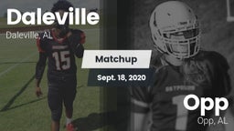 Matchup: Daleville vs. Opp  2020