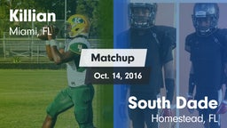 Matchup: Killian vs. South Dade  2016