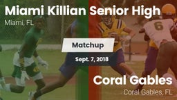 Matchup: Killian vs. Coral Gables  2018