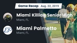 Recap: Miami Killian Senior High vs. Miami Palmetto  2019