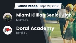 Recap: Miami Killian Senior High vs. Doral Academy  2019