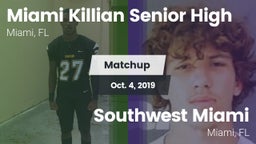 Matchup: Killian vs. Southwest Miami  2019