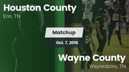 Matchup: Houston County vs. Wayne County  2016
