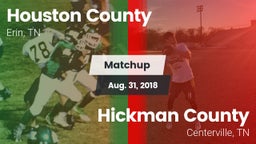 Matchup: Houston County vs. Hickman County  2018