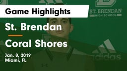 St. Brendan  vs Coral Shores Game Highlights - Jan. 8, 2019