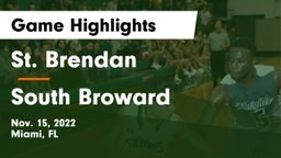 St. Brendan  vs South Broward  Game Highlights - Nov. 15, 2022
