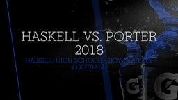 Haskell football highlights Haskell vs. Porter 2018