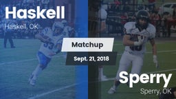 Matchup: Haskell vs. Sperry  2018