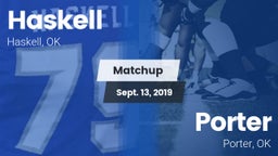 Matchup: Haskell vs. Porter  2019