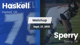 Matchup: Haskell vs. Sperry  2019