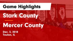 Stark County  vs Mercer County  Game Highlights - Dec. 3, 2018