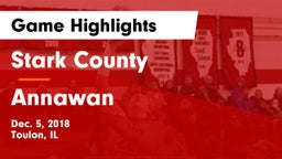 Stark County  vs Annawan  Game Highlights - Dec. 5, 2018