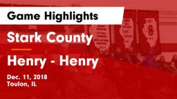Stark County  vs Henry  - Henry Game Highlights - Dec. 11, 2018