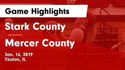 Stark County  vs Mercer County  Game Highlights - Jan. 16, 2019