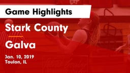 Stark County  vs Galva  Game Highlights - Jan. 10, 2019