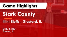 Stark County  vs Illini Bluffs , Glasford, Il. Game Highlights - Dec. 2, 2021