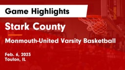 Stark County  vs Monmouth-United Varsity Basketball Game Highlights - Feb. 6, 2023