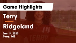 Terry  vs Ridgeland  Game Highlights - Jan. 9, 2020