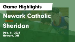 Newark Catholic  vs Sheridan  Game Highlights - Dec. 11, 2021