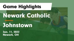 Newark Catholic  vs Johnstown Game Highlights - Jan. 11, 2022