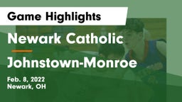 Newark Catholic  vs Johnstown-Monroe  Game Highlights - Feb. 8, 2022