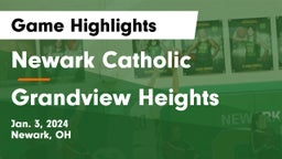 Newark Catholic  vs Grandview Heights  Game Highlights - Jan. 3, 2024