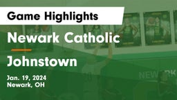 Newark Catholic  vs Johnstown  Game Highlights - Jan. 19, 2024
