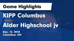 KIPP Columbus  vs Alder Highschool jv Game Highlights - Dec. 12, 2018