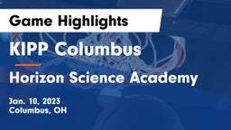 KIPP Columbus  vs Horizon Science Academy  Game Highlights - Jan. 10, 2023