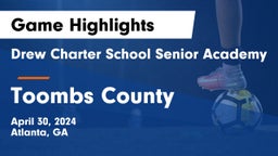 Drew Charter School Senior Academy  vs Toombs County  Game Highlights - April 30, 2024