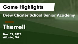 Drew Charter School Senior Academy  vs Therrell  Game Highlights - Nov. 29, 2022