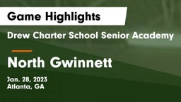 Drew Charter School Senior Academy  vs North Gwinnett  Game Highlights - Jan. 28, 2023