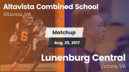 Matchup: Altavista Combined S vs. Lunenburg Central  2017
