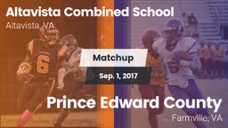 Matchup: Altavista Combined S vs. Prince Edward County  2017